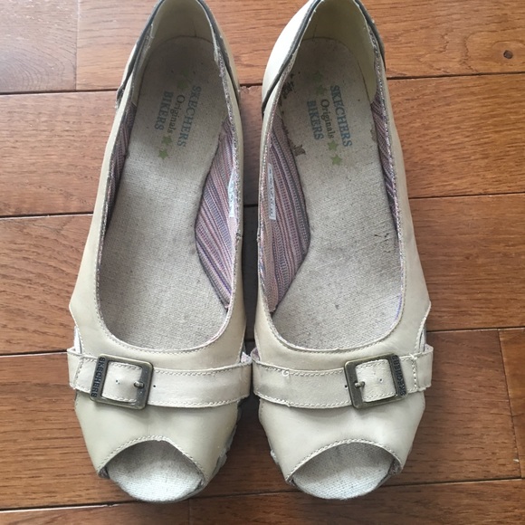 open toe sneakers skechers